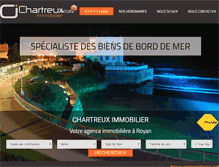 Tablet Screenshot of chartreux-immobilier.com